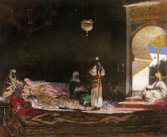 Jean-Joseph Benjamin-Constant Harem Scene china oil painting image